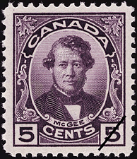 Timbre de 1927 - McGee  - Timbre du Canada
