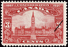 Parliament  1927 - Canadian stamp
