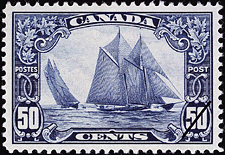 1929 - Bluenose  - Canadian stamp - Stamps of Canada