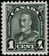 1930 - Roi Georges V - Canadian stamp - Stamps of Canada