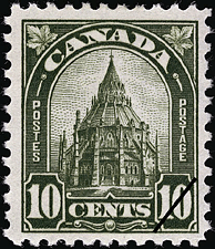 1930 - Parliament  - Canadian stamp - Stamps of Canada