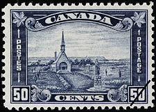 Timbre de 1930 - Grand Pré - Timbre du Canada