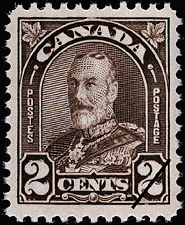 1931 - Roi Georges V - Canadian stamp - Stamps of Canada