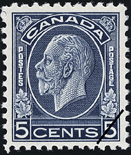 King Georges V 1932 - Canadian stamp