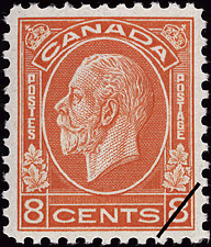 Timbre de 1932 - Roi Georges V - Timbre du Canada