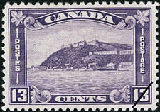 Timbre de 1932 - Citadelle de Québec - Timbre du Canada