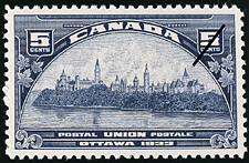 Timbre de 1933 - Union postale - Timbre du Canada