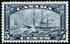 1933 - Royal William - Canadian stamp - Stamps of Canada