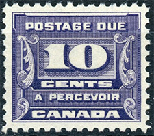 Postage Due 1933 - Canadian stamp