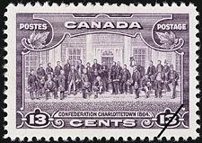 Timbre de 1935 - Charlottetown - Timbre du Canada