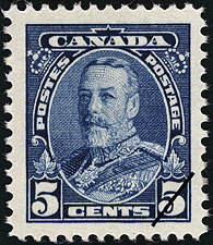 1935 - Roi Georges V - Canadian stamp - Stamps of Canada
