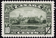 1935 - Windsor Castle - Canadian stamp - Stamps of Canada