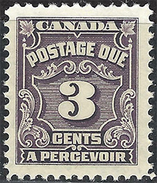 1935 - Postage Due - Canadian stamp - Stamps of Canada
