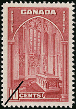 1938 - Parliament - Canadian stamp - Stamps of Canada