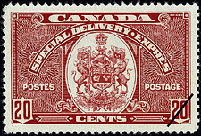 1938 - Special Delivery  - Canadian stamp - Stamps of Canada
