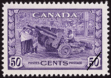 1942 - Munitions Factory - Canadian stamp - Stamps of Canada