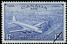 Timbre de 1946 - Air - Var. 1 - Timbre du Canada