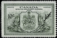 Timbre de 1946 - Livraison spéciale - Timbre du Canada