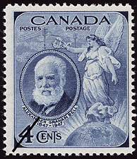 1947 - Alexander Graham Bell - Canadian stamp - Stamps of Canada