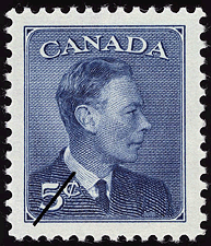 King Georges VI 1950 - Canadian stamp