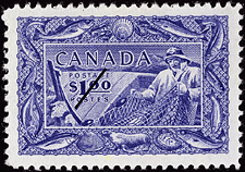 Ressources du Canada en poisson 1951 - Timbre du Canada