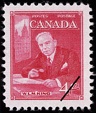 1951 - W.L.M. King - Canadian stamp - Stamps of Canada