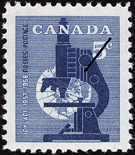 1958 - International Geophysical Year - Canadian stamp - Stamps of Canada