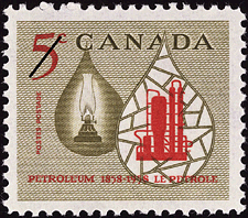 Petroleum 1958 - Canadian stamp