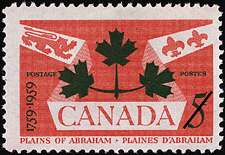 1959 - Plains of Abraham - Canadian stamp - Stamps of Canada