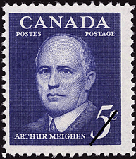Timbre de 1961 - Arthur Meighen - Timbre du Canada