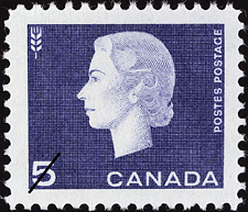 1962 - Queen Elizabeth II - Canadian stamp - Stamps of Canada