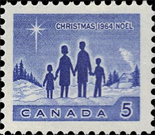 Timbre de 1964 - Famille - Timbre du Canada