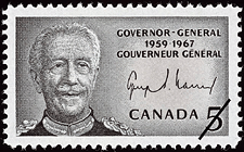 1967 - Georges Philias Vanier, Governor-General, 1959-1967 - Canadian stamp - Stamps of Canada