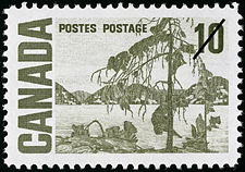 Timbre de 1967 - Le pin - Timbre du Canada