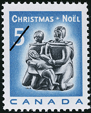 Groupe de famille 1968 - Timbre du Canada