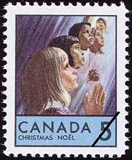 Faces of Children 1969 - Canadian stamp