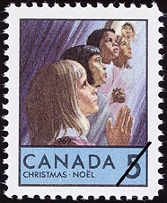 1969 - Faces of Children - Canadian stamp - Stamps of Canada