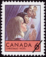 Visages d'enfants 1969 - Timbre du Canada