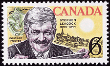 1969 - Stephen Leacock, 1869-1944 - Canadian stamp - Stamps of Canada