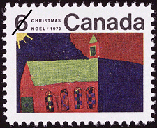 1970 - Church - Canadian stamp - Stamps of Canada