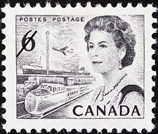 Timbre de 1970 - Reine Elizabeth II - Timbre du Canada