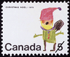 Timbre de 1970 - Père Noël - Timbre du Canada
