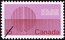 1970 - United Nations Anniversary, 25 - Canadian stamp - Stamps of Canada