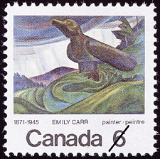 Emily Carr, peintre, 1871-1945 1971 - Timbre du Canada