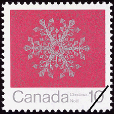 Snowflake 1971 - Canadian stamp