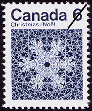 Flocon de neige 1971 - Timbre du Canada