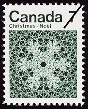 1971 - Snowflake - Canadian stamp - Stamps of Canada