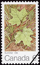 1971 - Summer - Canadian stamp - Stamps of Canada