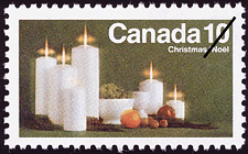 Timbre de 1972 - Chandelles - Timbre du Canada
