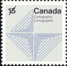 Cartographie 1972 - Timbre du Canada